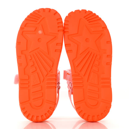 Christian Dior Technical Knit Jute Dioract 10mm Sandals 39 White Orange 5 of 8