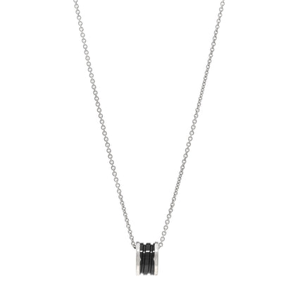 Bulgari Sterling Silver Ceramic Save The Children Pendant Necklace 1 of 4