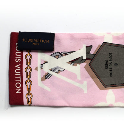 Louis Vuitton Silk Monogram Tribute To Bandeau Pink 3 of 3