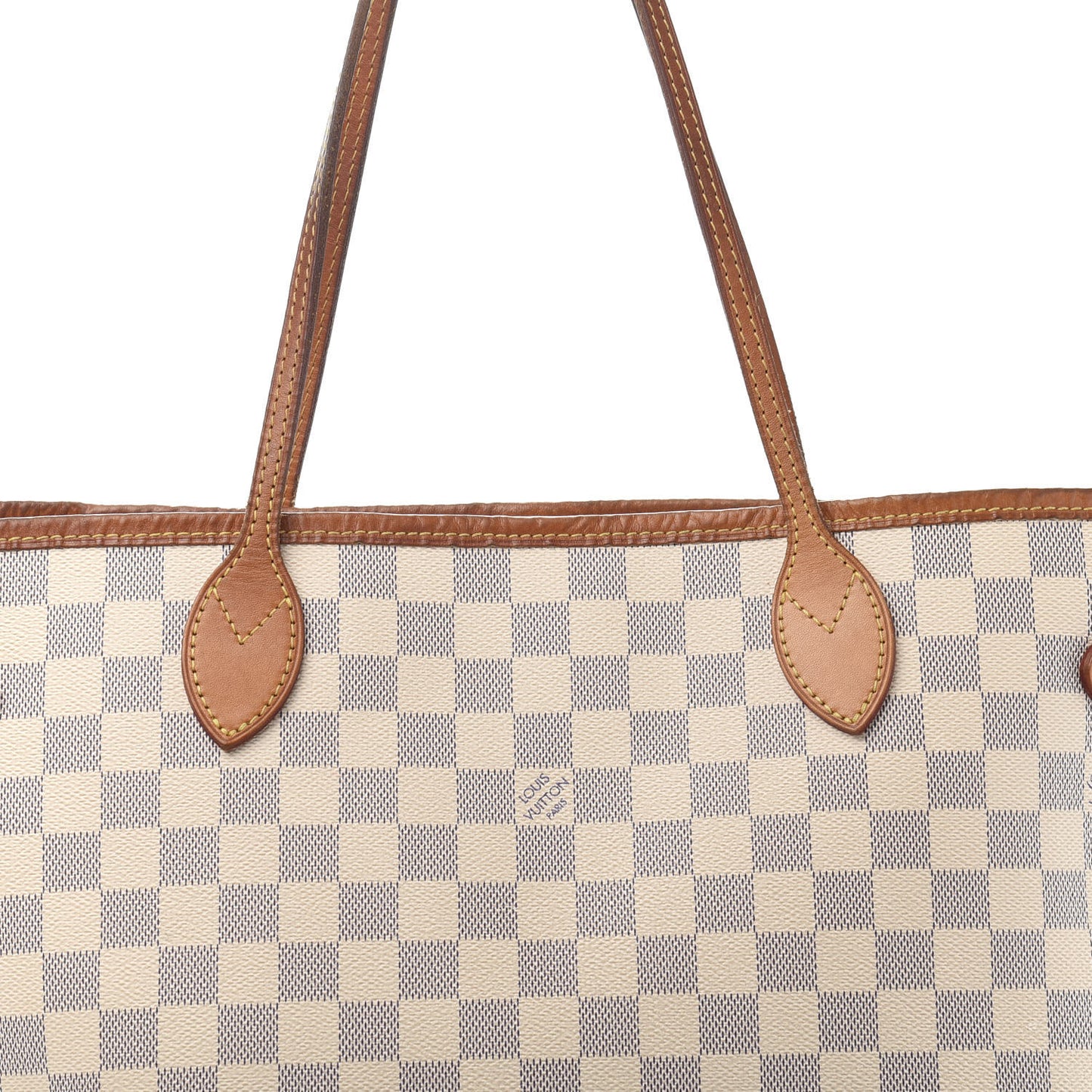 Damier Azur Neo Neverfull MM Rose Ballerine