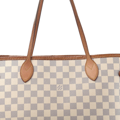 Louis Vuitton Damier Azur Neo Neverfull MM Rose Ballerine 16 of 16
