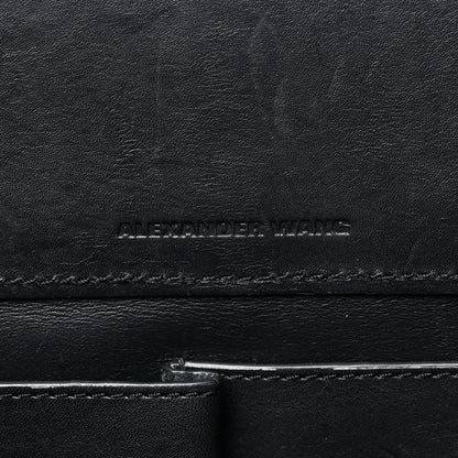 Alexander Wang Pebbled Calfskin Large Prisma Skeletal Tote Black Rose Gold Hardware 8 of 16