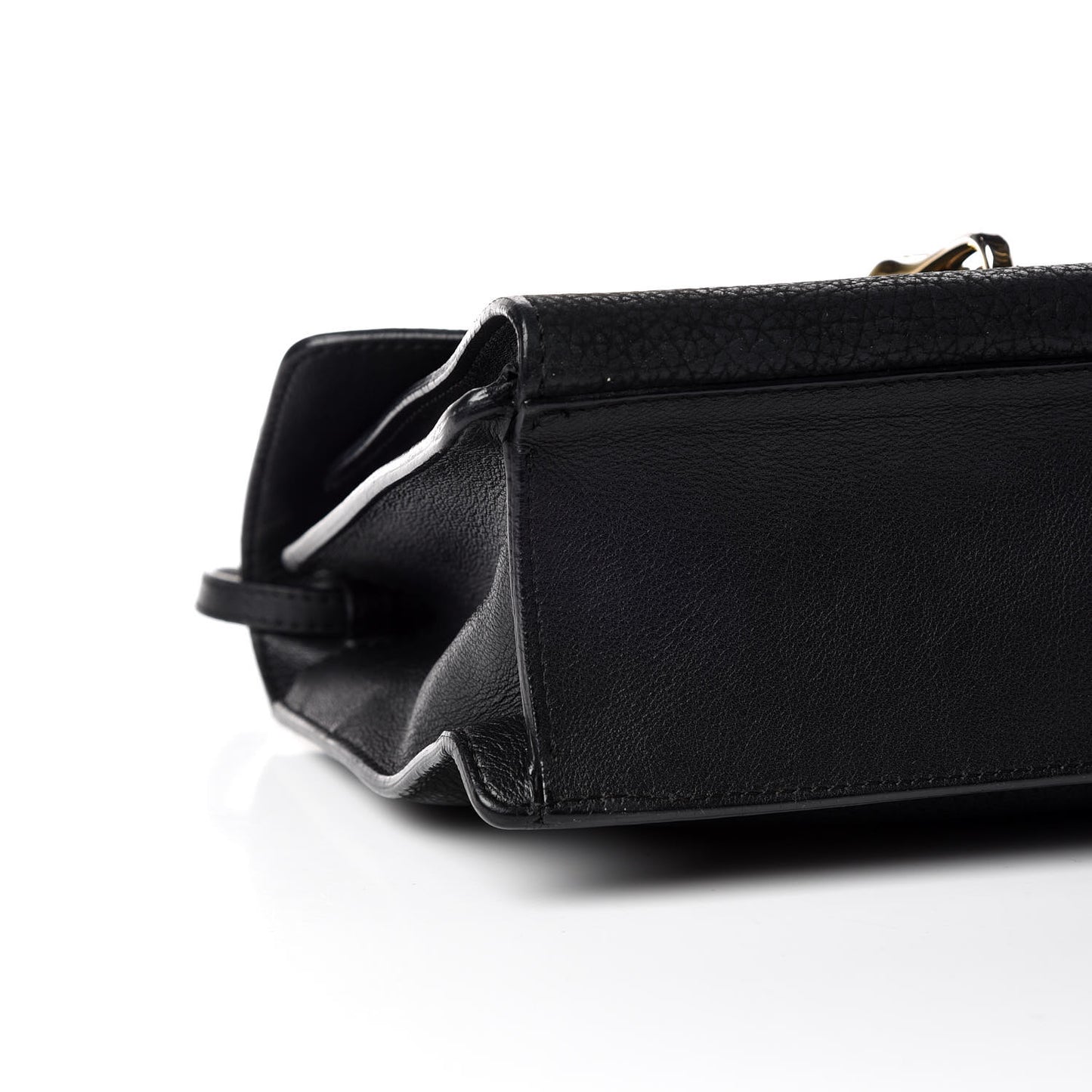 Grainy Nubuck Small Macken Crossbody Bag Black