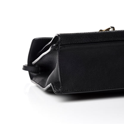 Burberry Grainy Nubuck Small Macken Crossbody Bag Black 5 of 13