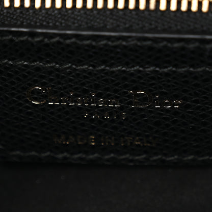 Christian Dior Grained Calfskin Saddle Bag Black 6 of 10