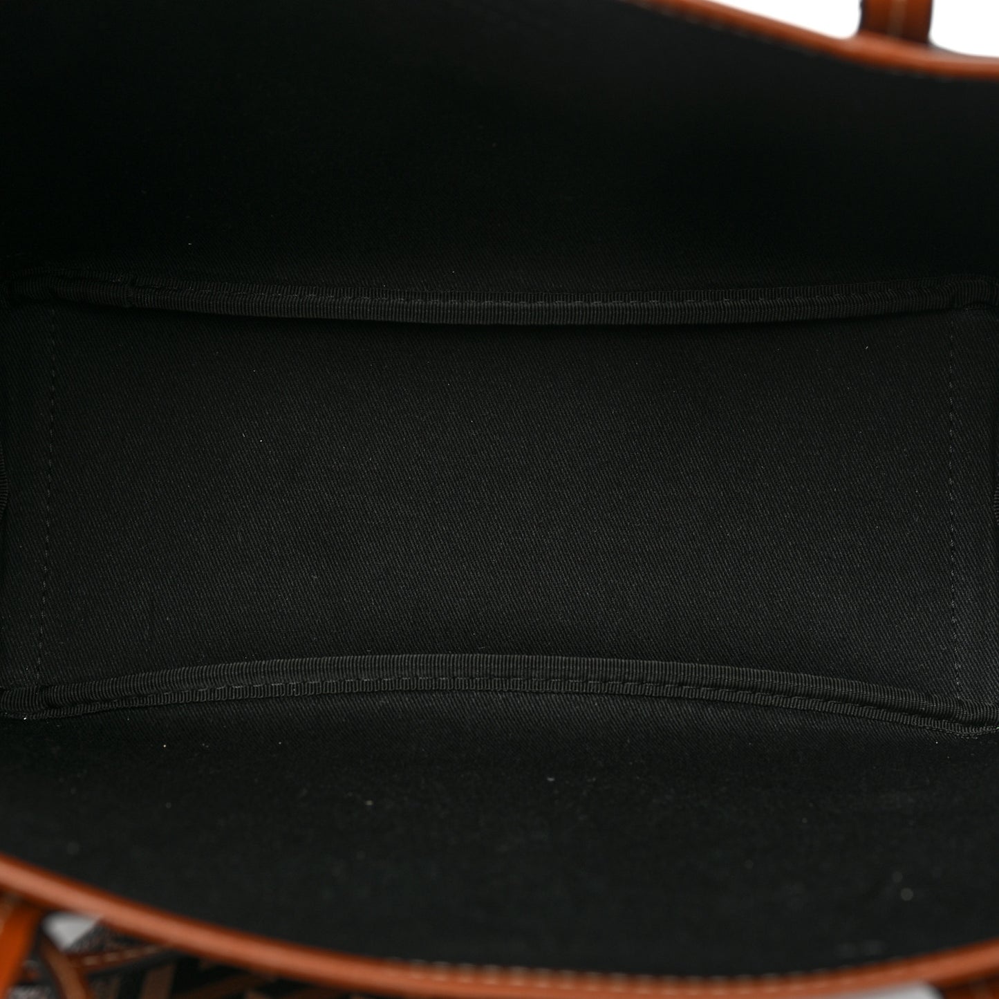 Coated Canvas Calfskin La Greca Signature Shopper Tote Bag Black Caramel