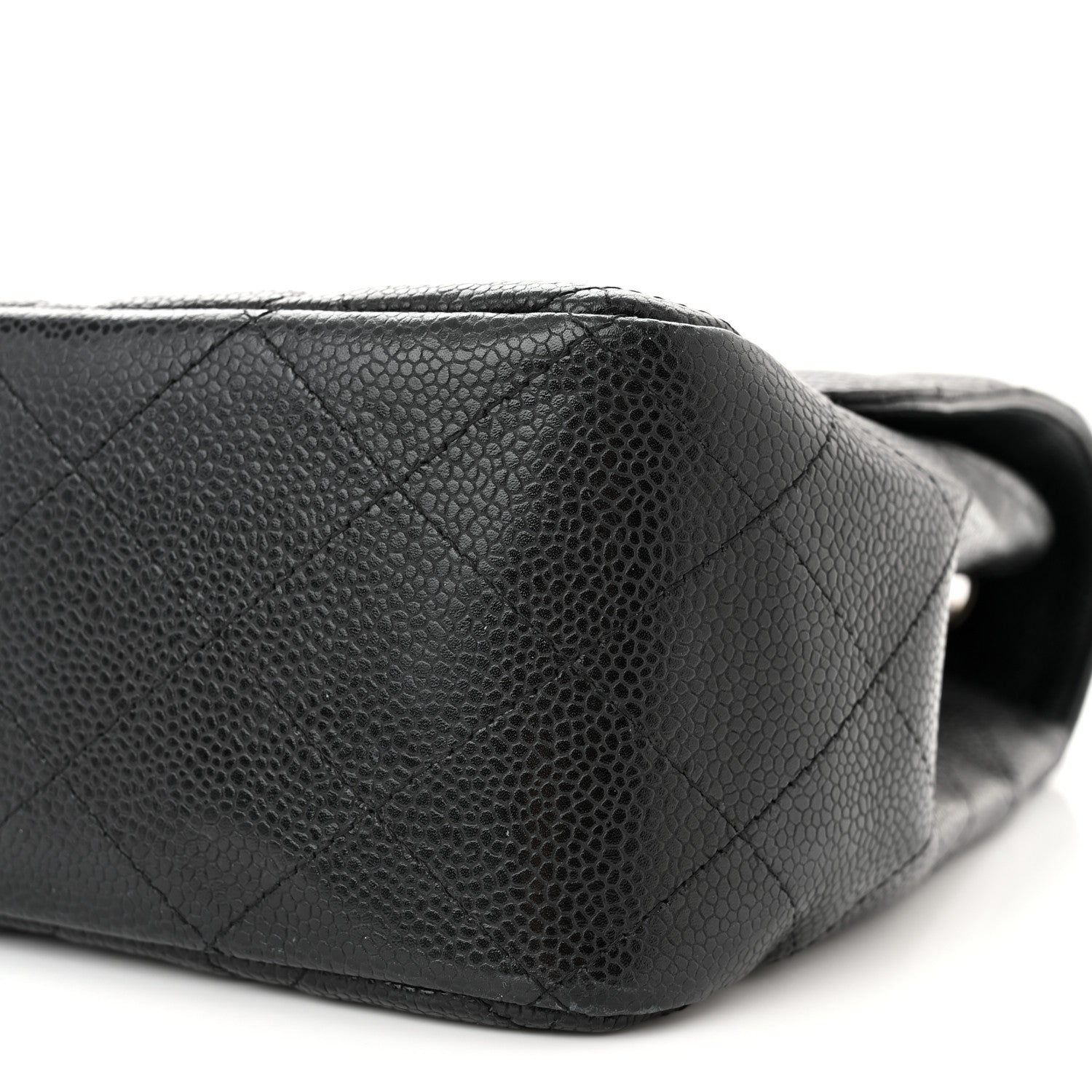 Chanel Caviar Quilted Jumbo Single Flap Black 10 of 11