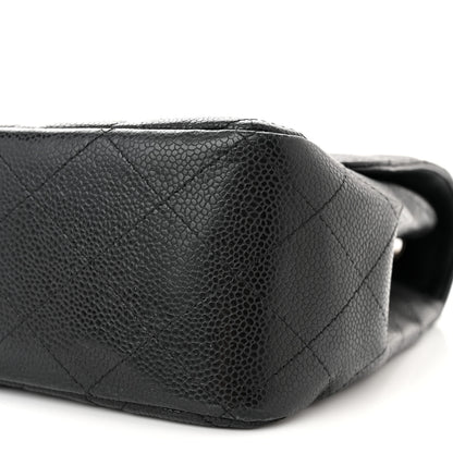 Chanel Caviar Quilted Jumbo Single Flap Black 10 of 11