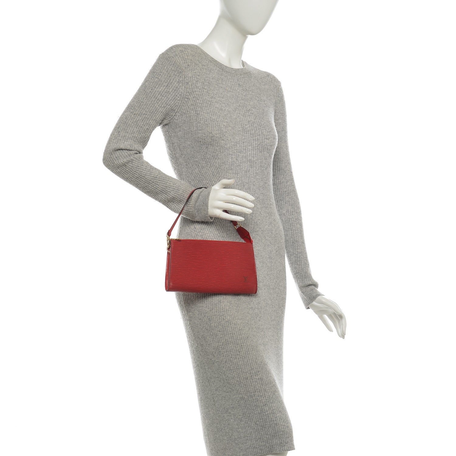 Louis Vuitton Epi Pochette Accessories 24 Rouge 2 of 7