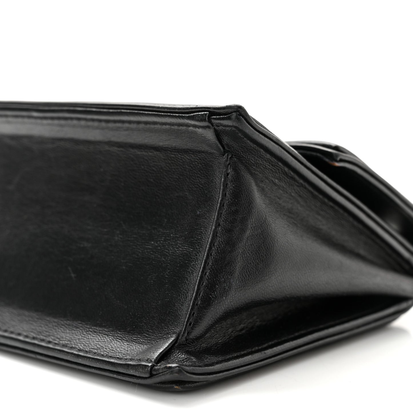 Lambskin Mademoiselle Flap Black