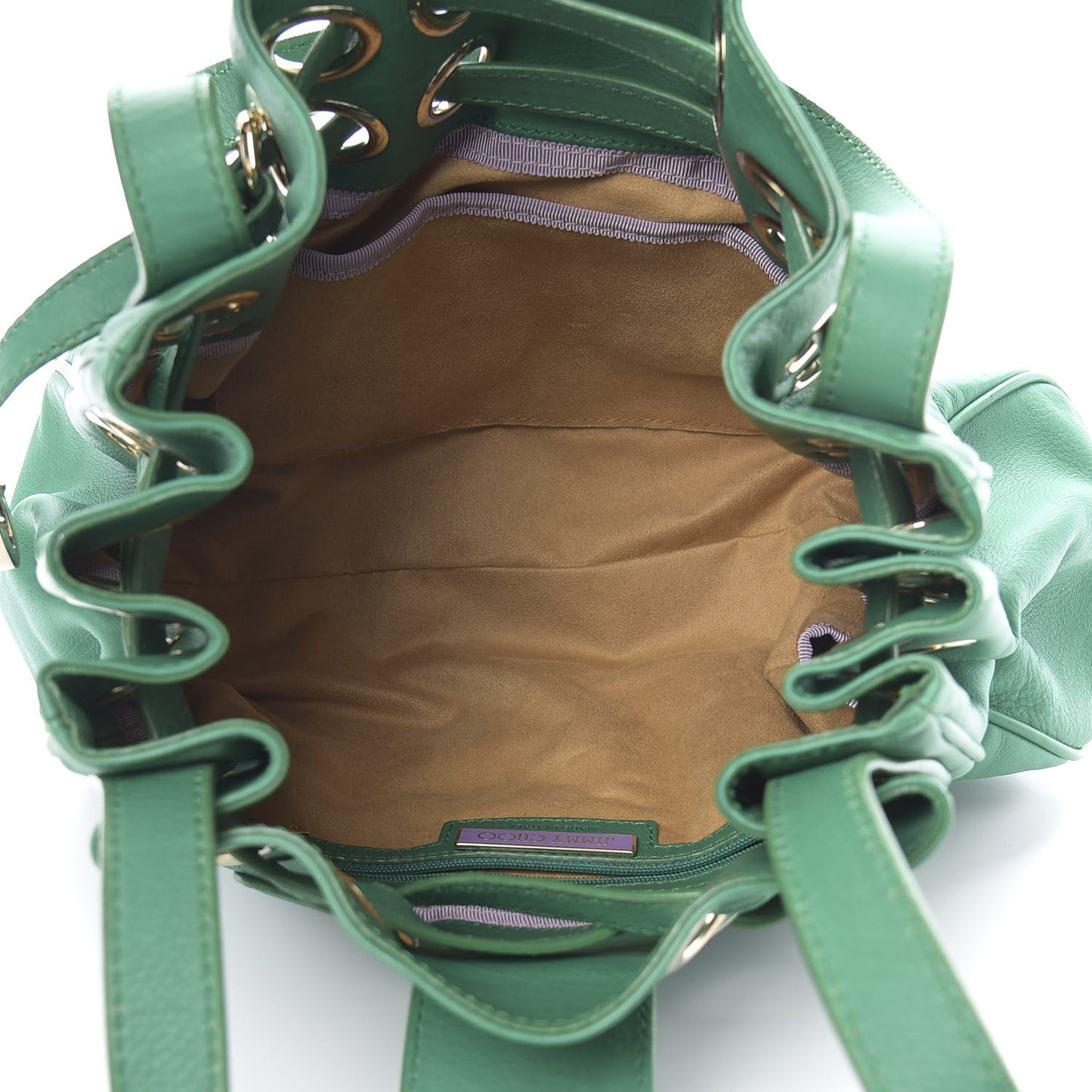 Calfskin Ramona Tote Green