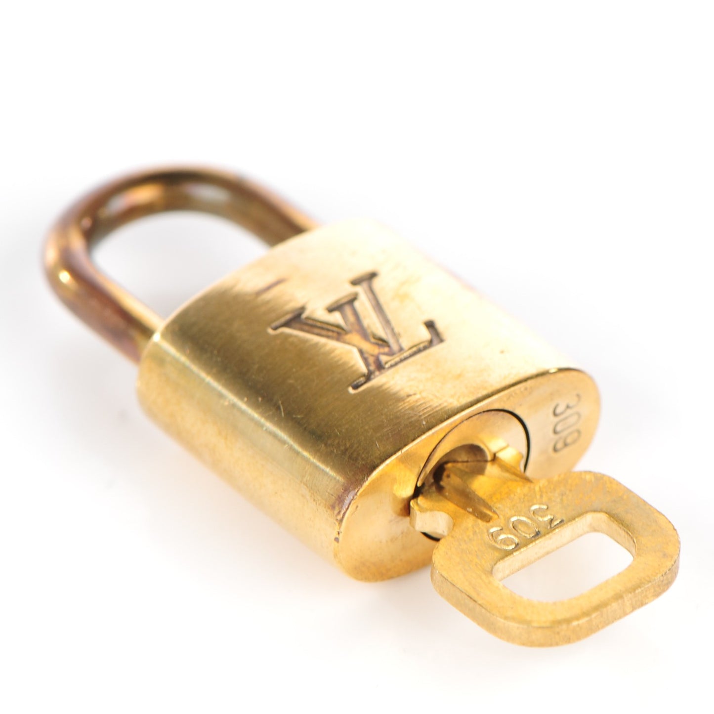Brass Lock and Key Set #309