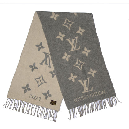 Louis Vuitton Cashmere Monogram Reykjavik Scarf 3 of 5