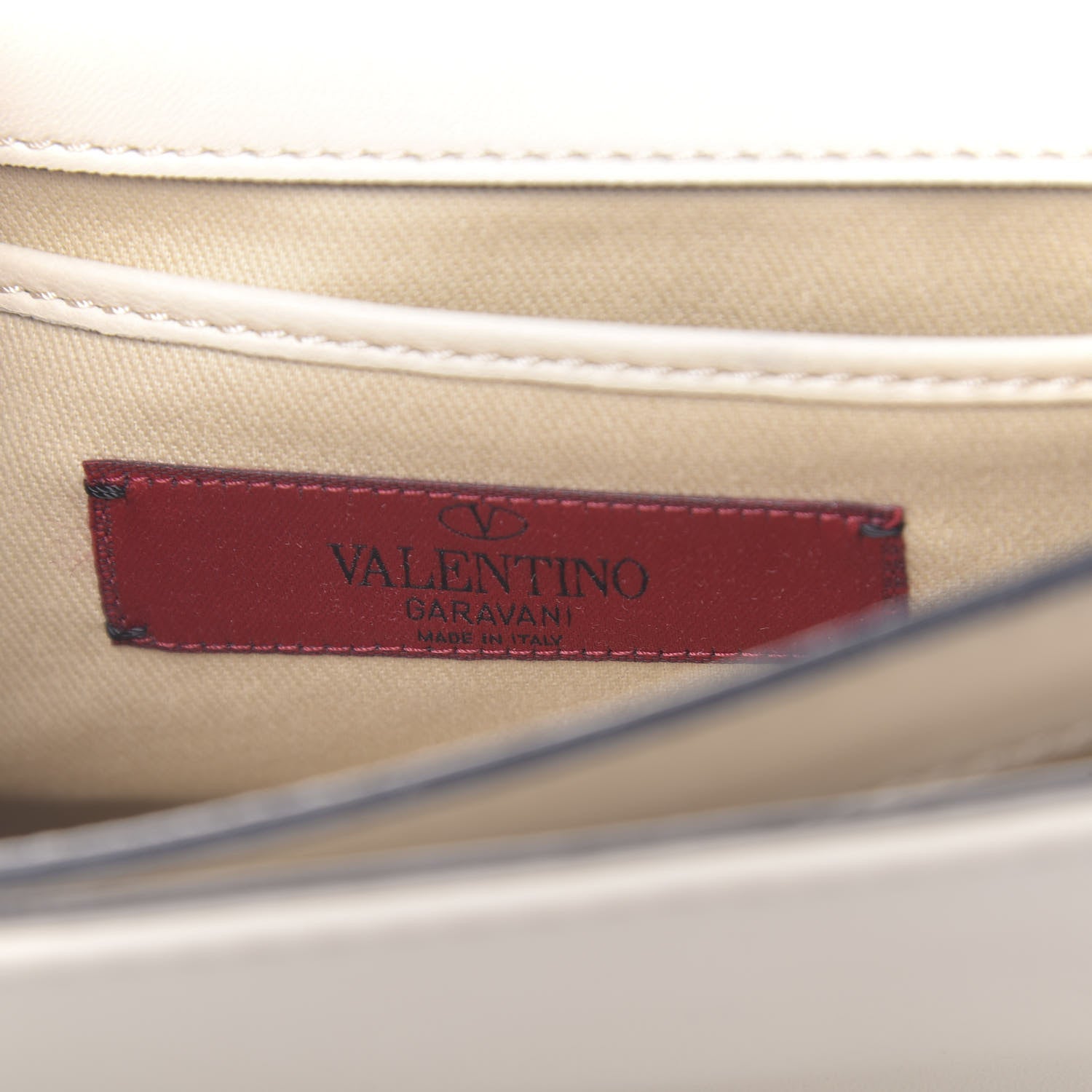 Valentino Garavani Nappa Va Va Voom Shoulder Bag Beige 6 of 19