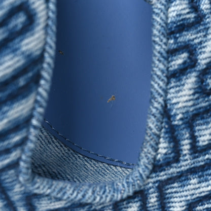 Fendi Denim FF Quilted Fendi Feel Buckled Slide Sandals 37.5 Blue 12 of 13