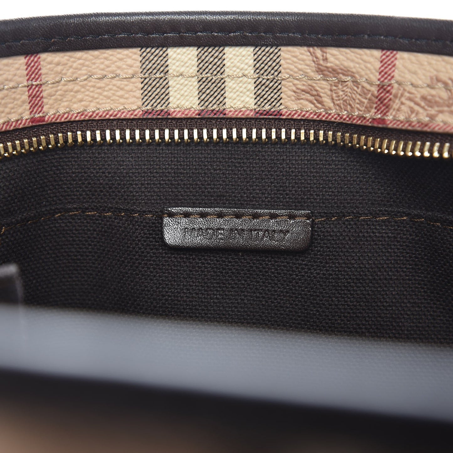 Haymarket Check Medium Regent Tote Chocolate