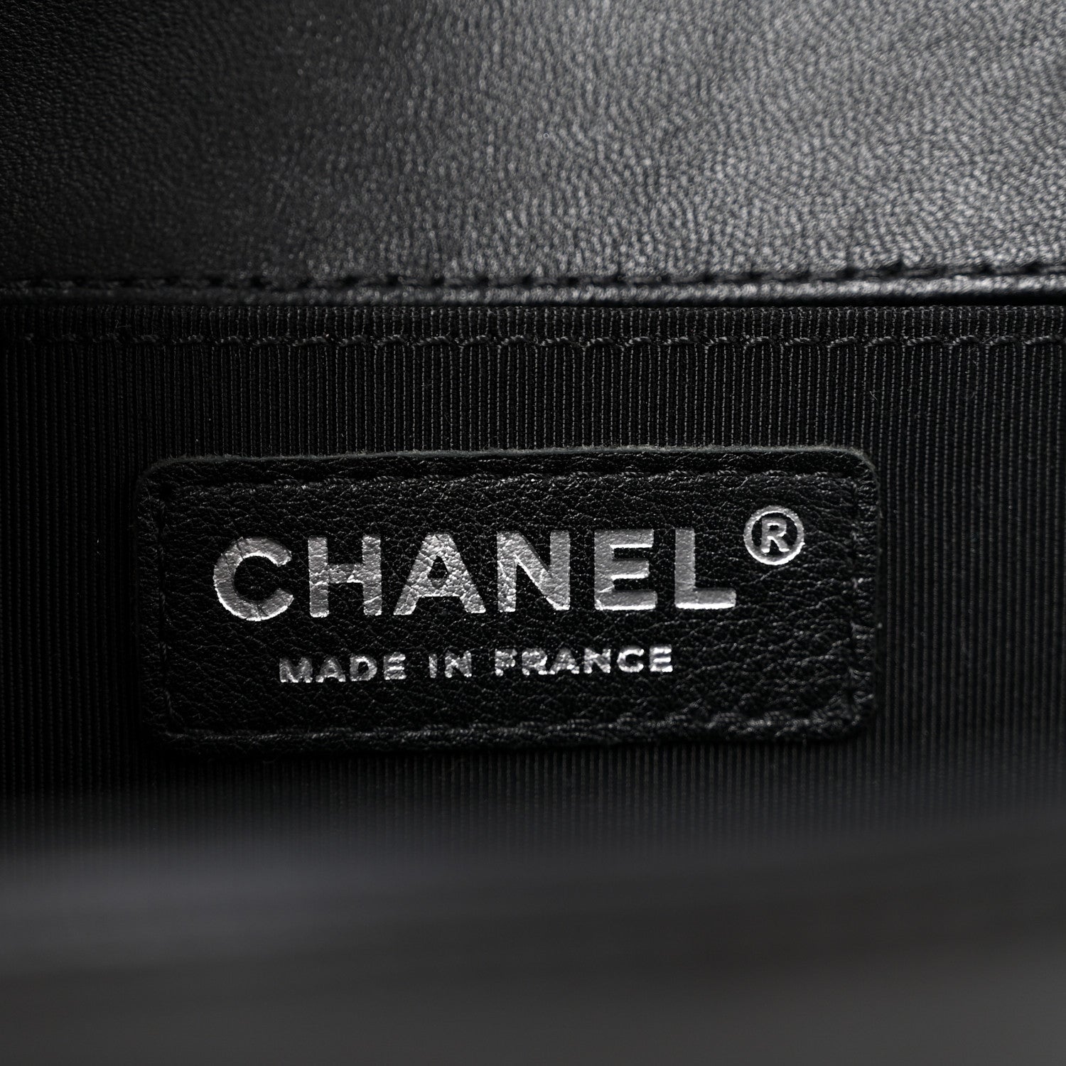 Chanel Lambskin Quilted Medium Boy Flap Black 6 of 12