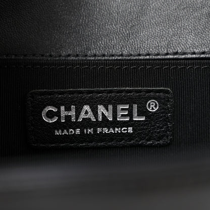 Chanel Lambskin Quilted Medium Boy Flap Black 6 of 12