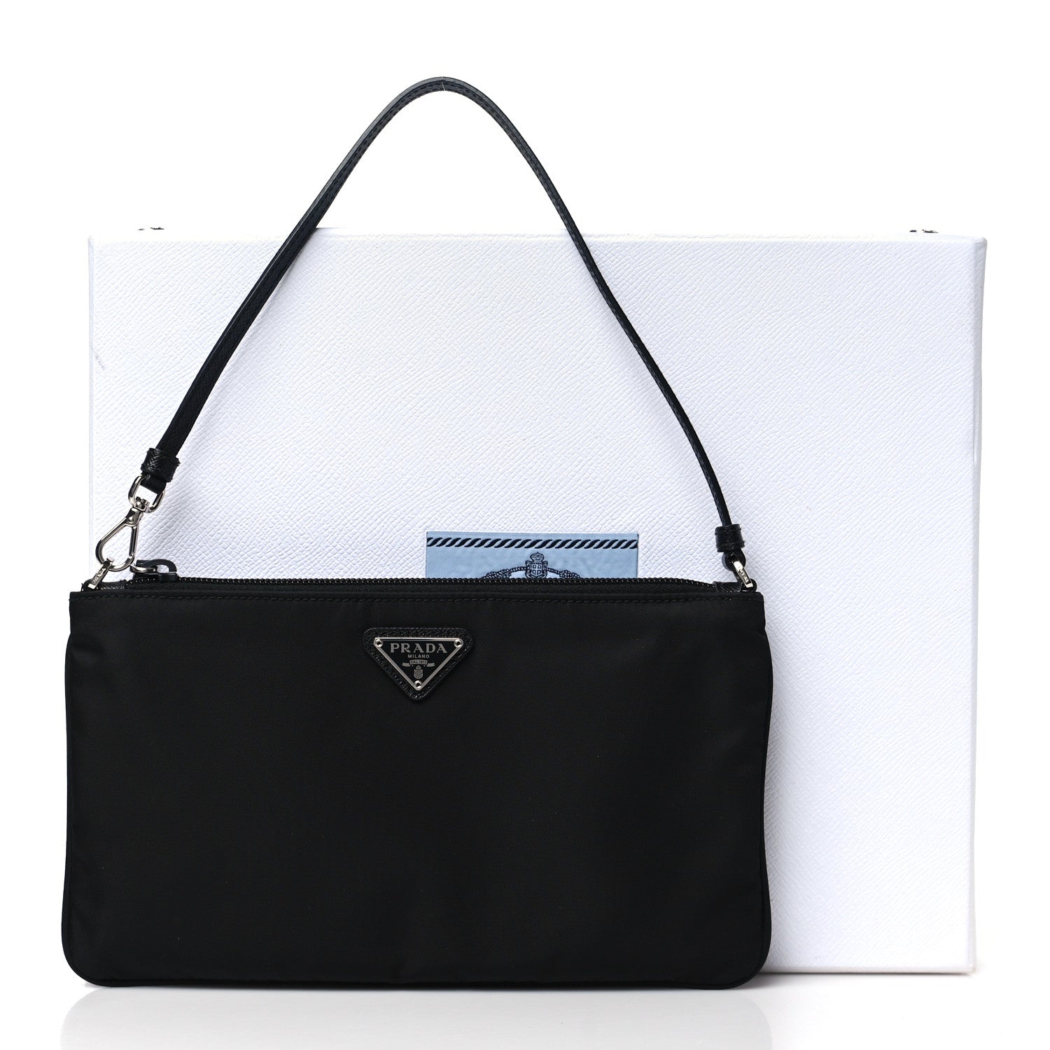 Prada Re-Nylon Vela Pouch Black 11 of 11