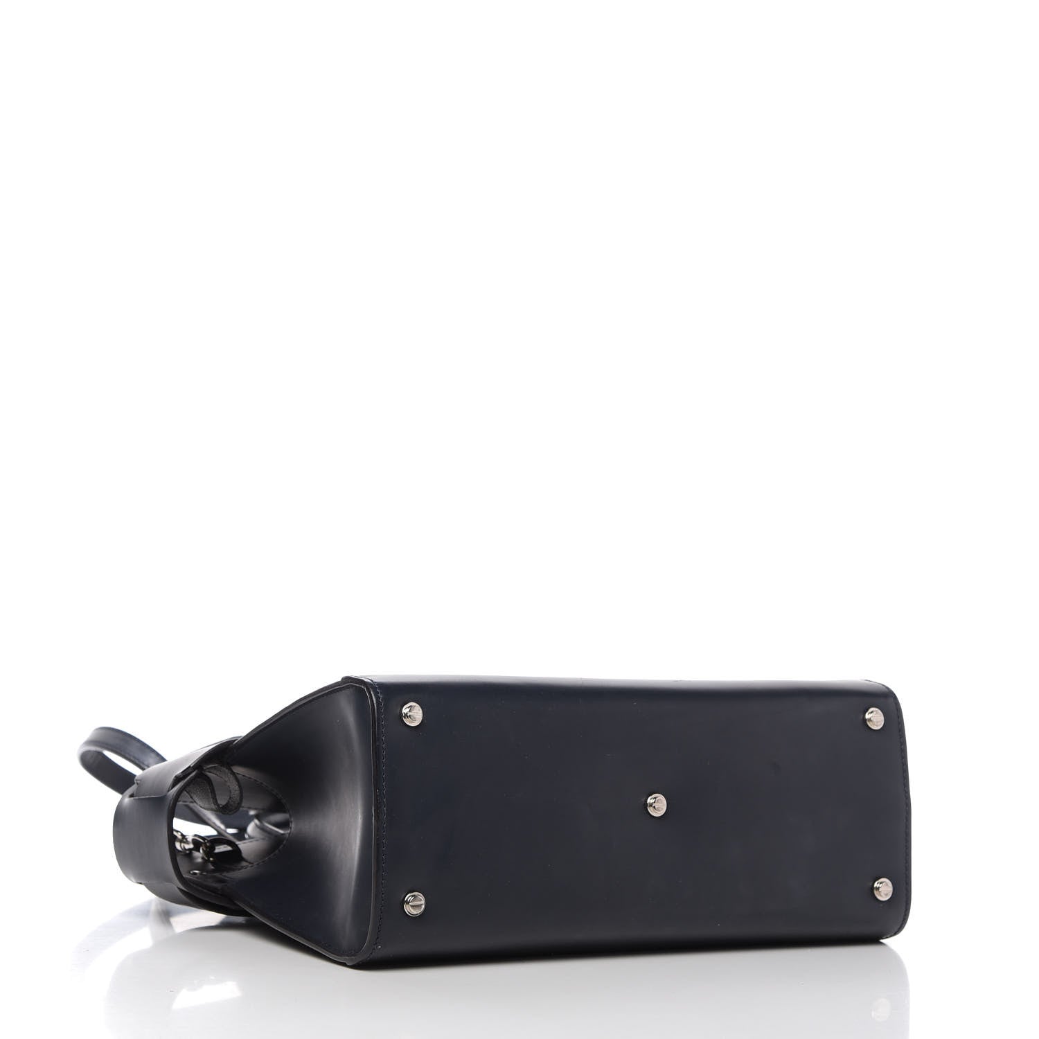 Givenchy Smooth Calfskin Small Horizon Satchel Navy 4 of 8