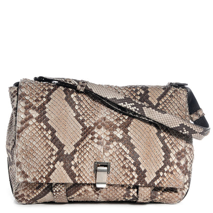 Proenza Schouler Python Large Courier Roccia 1 of 12