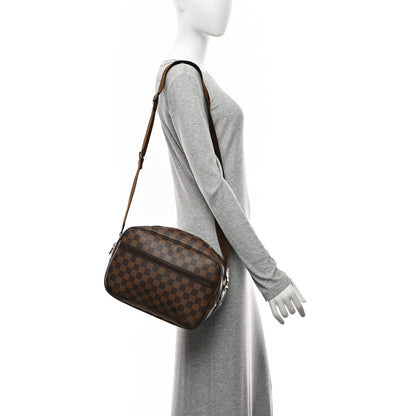 Louis Vuitton Damier Ebene Reporter PM 2 of 10