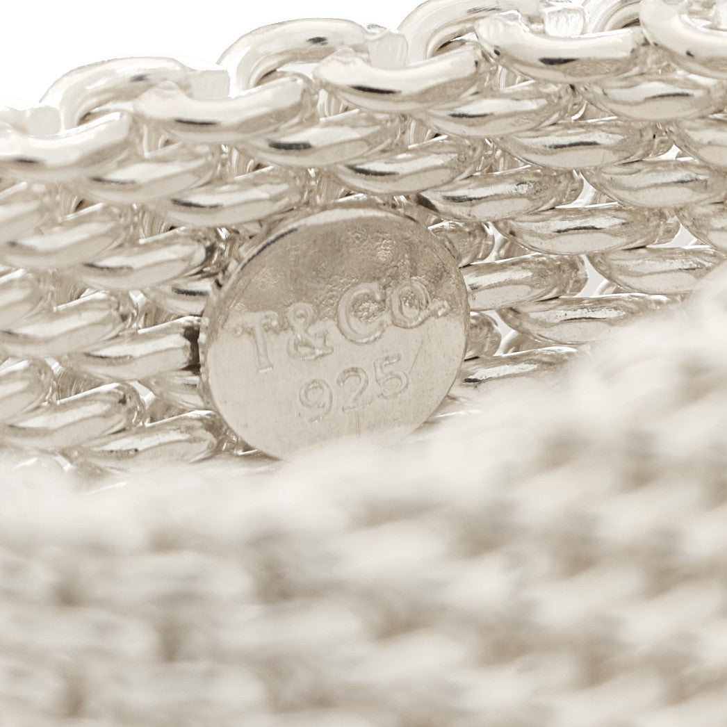 Sterling Silver Somerset Mesh Ring 51 5.75