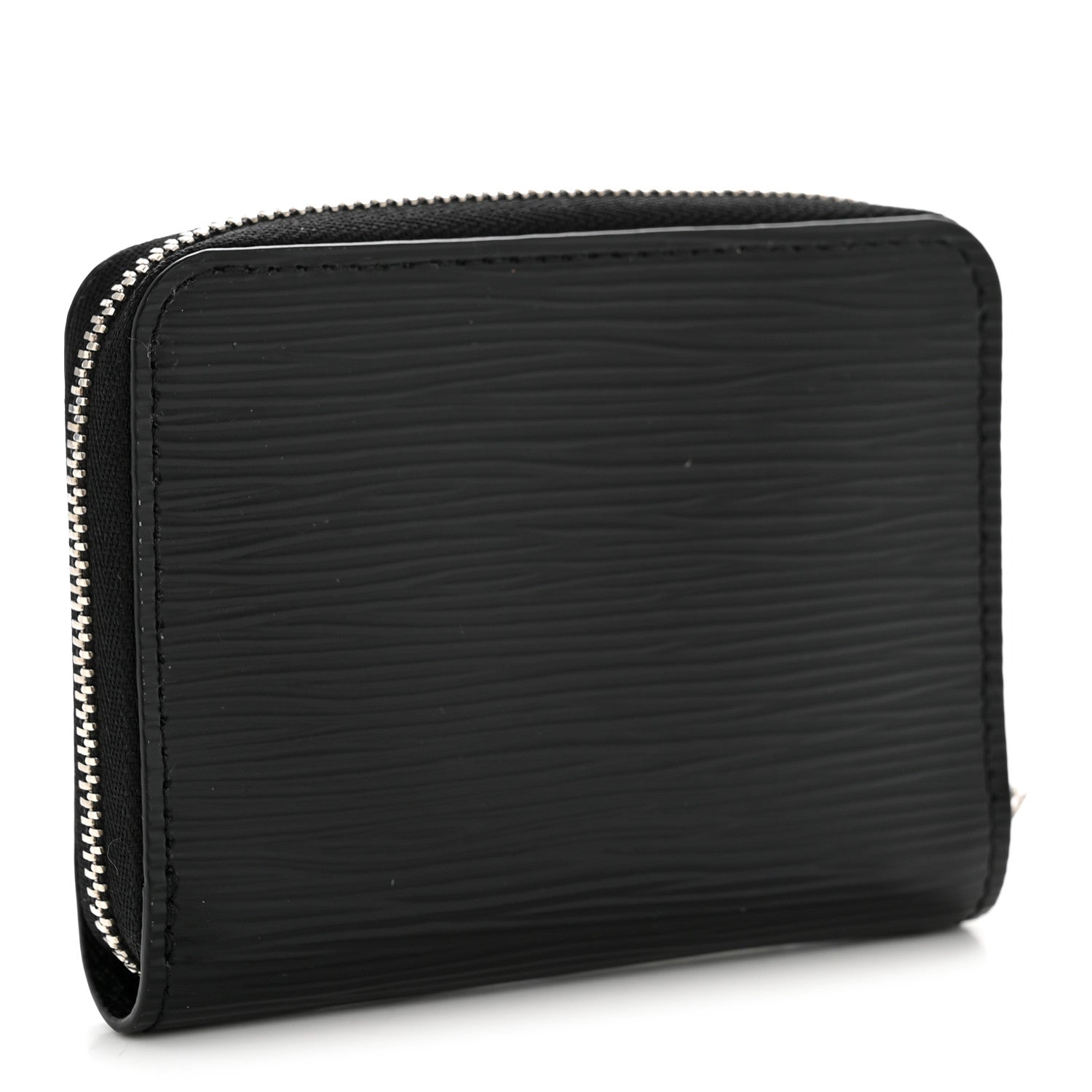 Louis Vuitton Epi Zippy Coin Purse Black Black 3 of 7