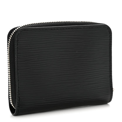 Louis Vuitton Epi Zippy Coin Purse Black Black 3 of 7