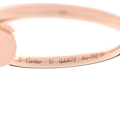 Cartier 18K Pink Gold Small Juste Un Clou Ring 50 5.5 4 of 5