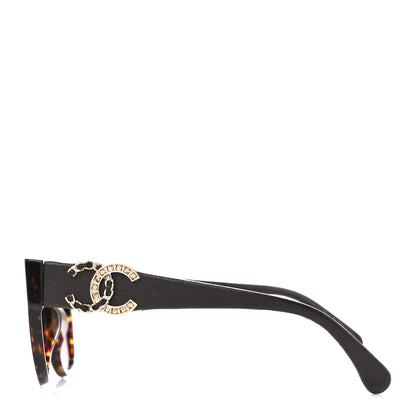 Chanel Crystal Lambskin CC Sunglasses 5455-Q-A Black 3 of 10