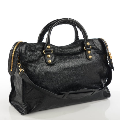 Balenciaga Agneau Giant 12 Gold Hardware City Black 3 of 8