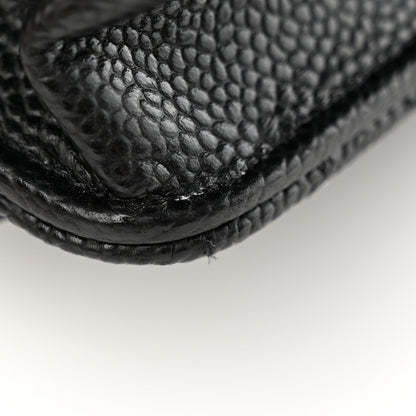 Chanel Caviar Quilted Wallet on Chain WOC Black 11 of 13