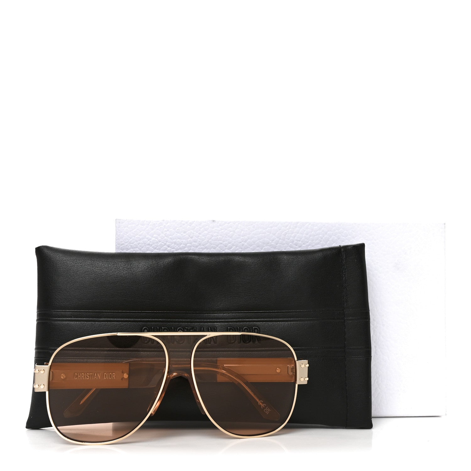 Christian Dior Metal Acetate Diorsignature A3U Sunglasses Nude 7 of 7