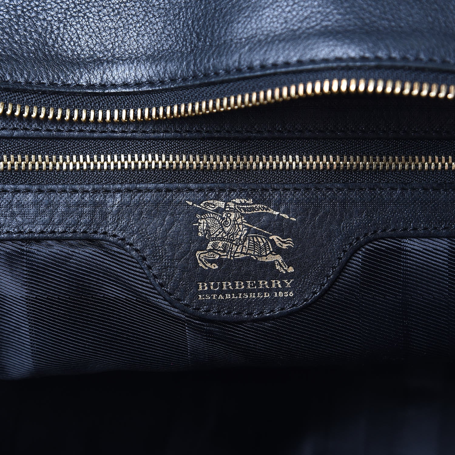 Burberry House Check Quilted Large Manor Tote Black 7 of 18