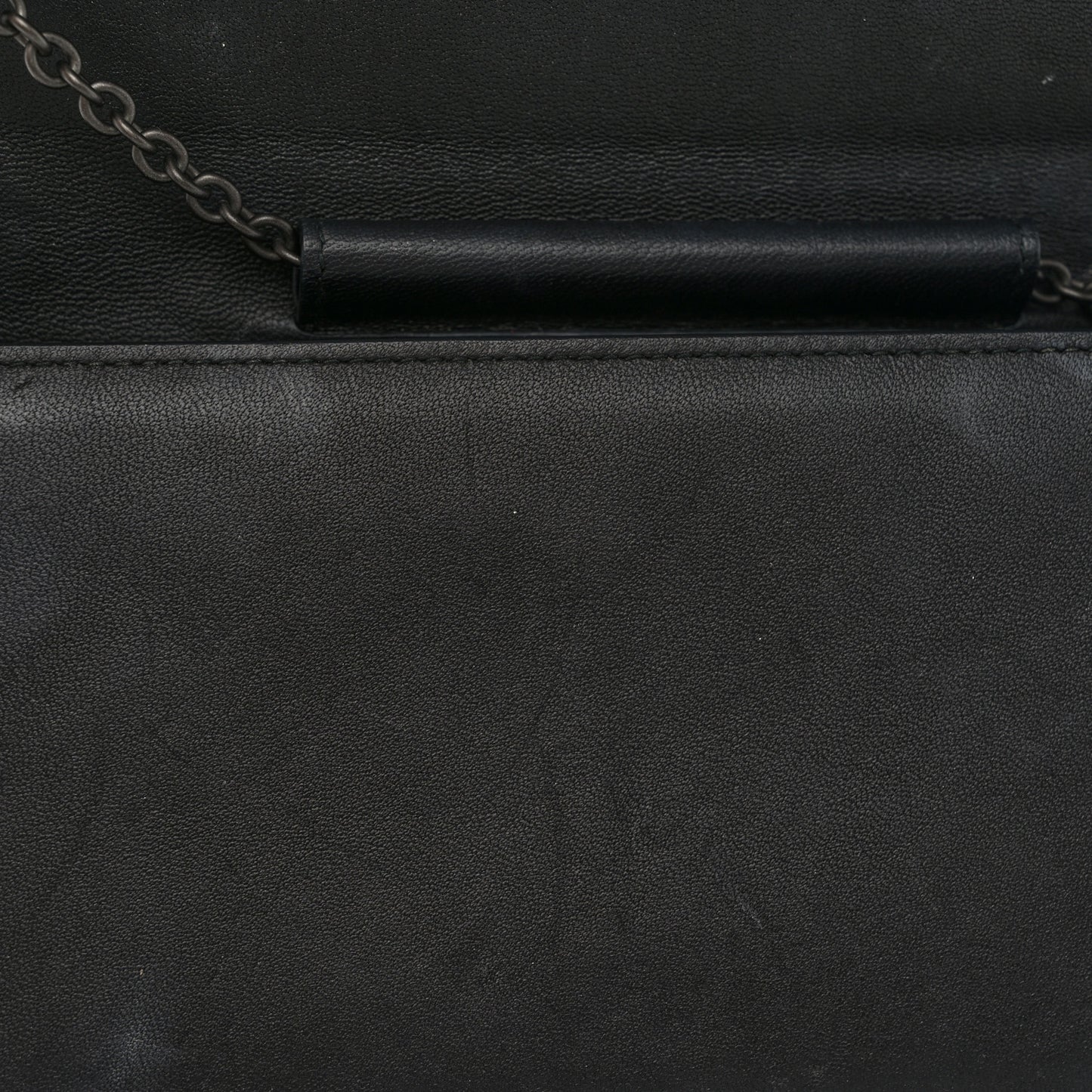 Nappa Intrecciato Continental Wallet on Chain Black