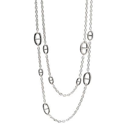 Hermes Sterling Silver Farandole Necklace 120 1 of 5