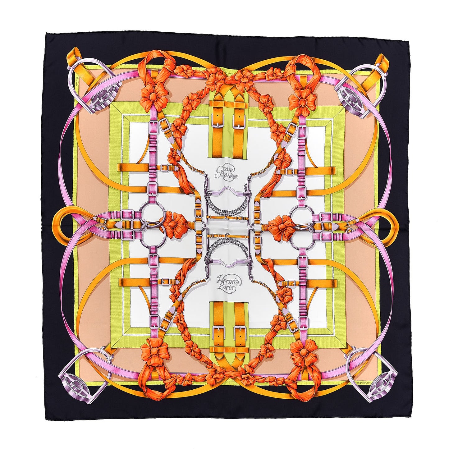 Silk Grand Manege Scarf 90