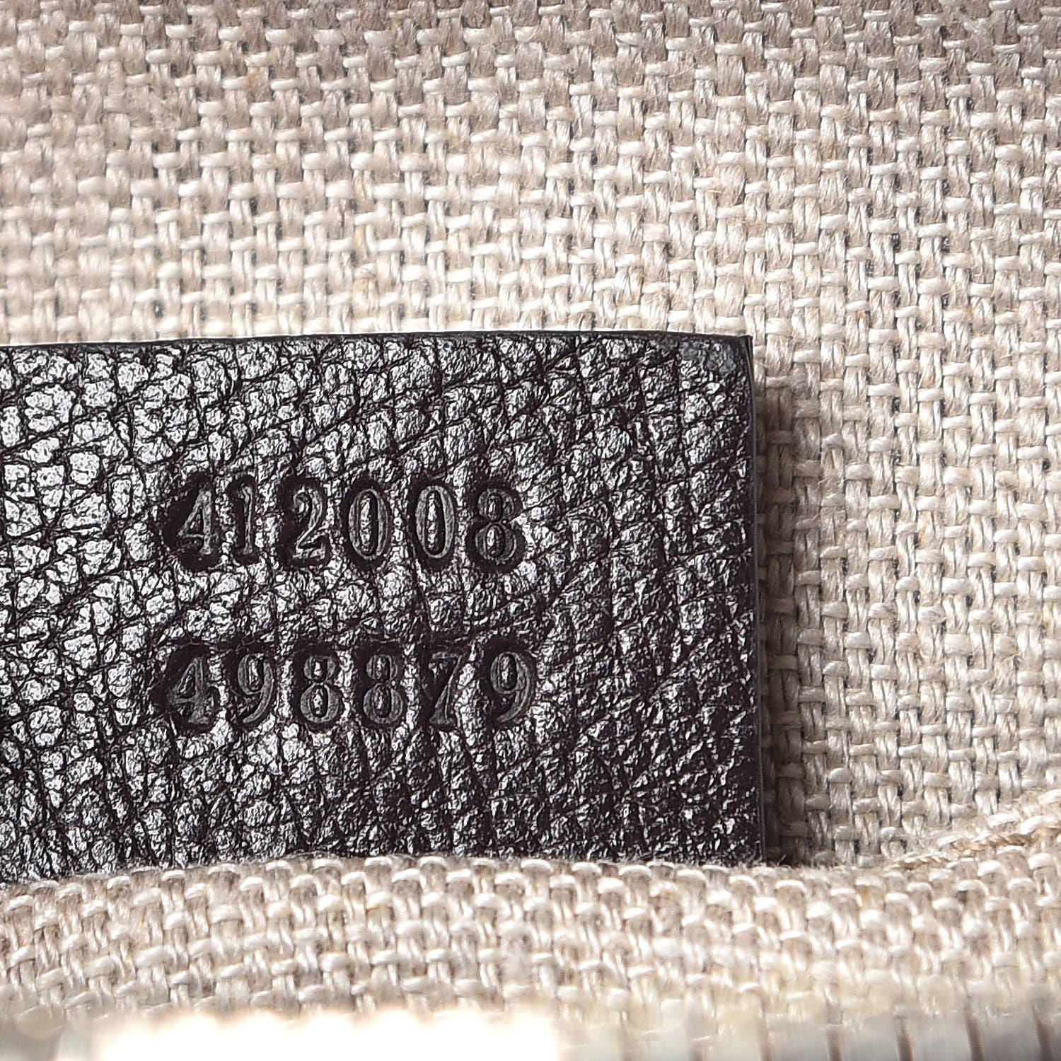 Gucci GG Supreme Monogram Web Small Webby Bee Shoulder Bag Dark Brown 7 of 8