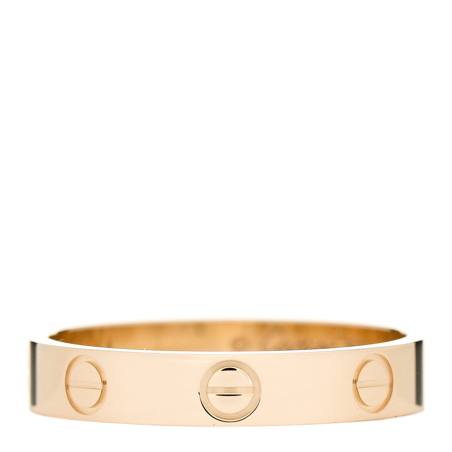 Cartier 18K Yellow Gold 3.5mm LOVE Wedding Band Ring 56 7.75 1 of 4