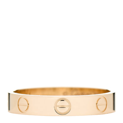 Cartier 18K Yellow Gold 3.5mm LOVE Wedding Band Ring 56 7.75 1 of 4