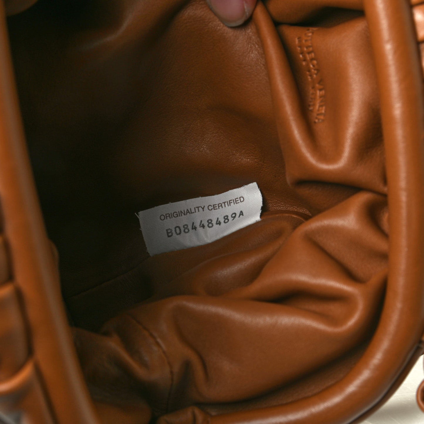 Butter Calfskin The Mini Pouch Cammello