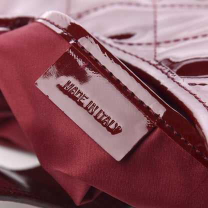 Burberry Patent Quilted Brook Hobo Red 6 of 9