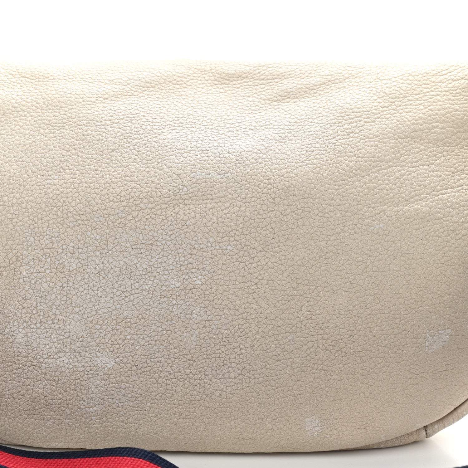 Gucci Grained Calfskin Logo Belt Bag White 14 of 14