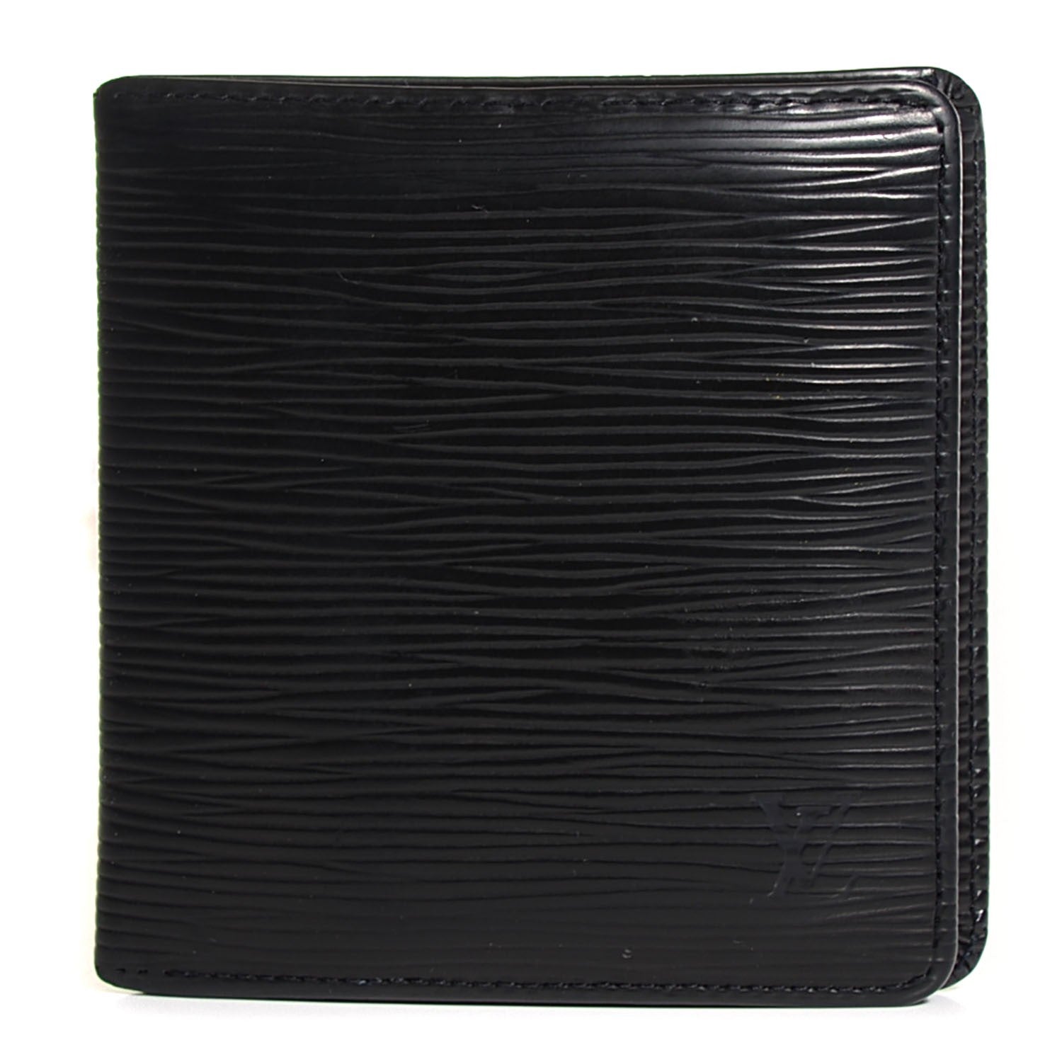 Louis Vuitton Epi Billfold Wallet 6 Slot Black 1 of 7