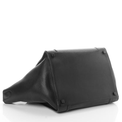 Celine Supple Calfskin Medium Phantom Luggage Black 4 of 7