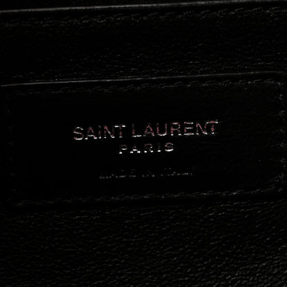 Saint Laurent Metallic Lambskin Quilted Sade Puffer Envelope Clutch New Azalea 6 of 10