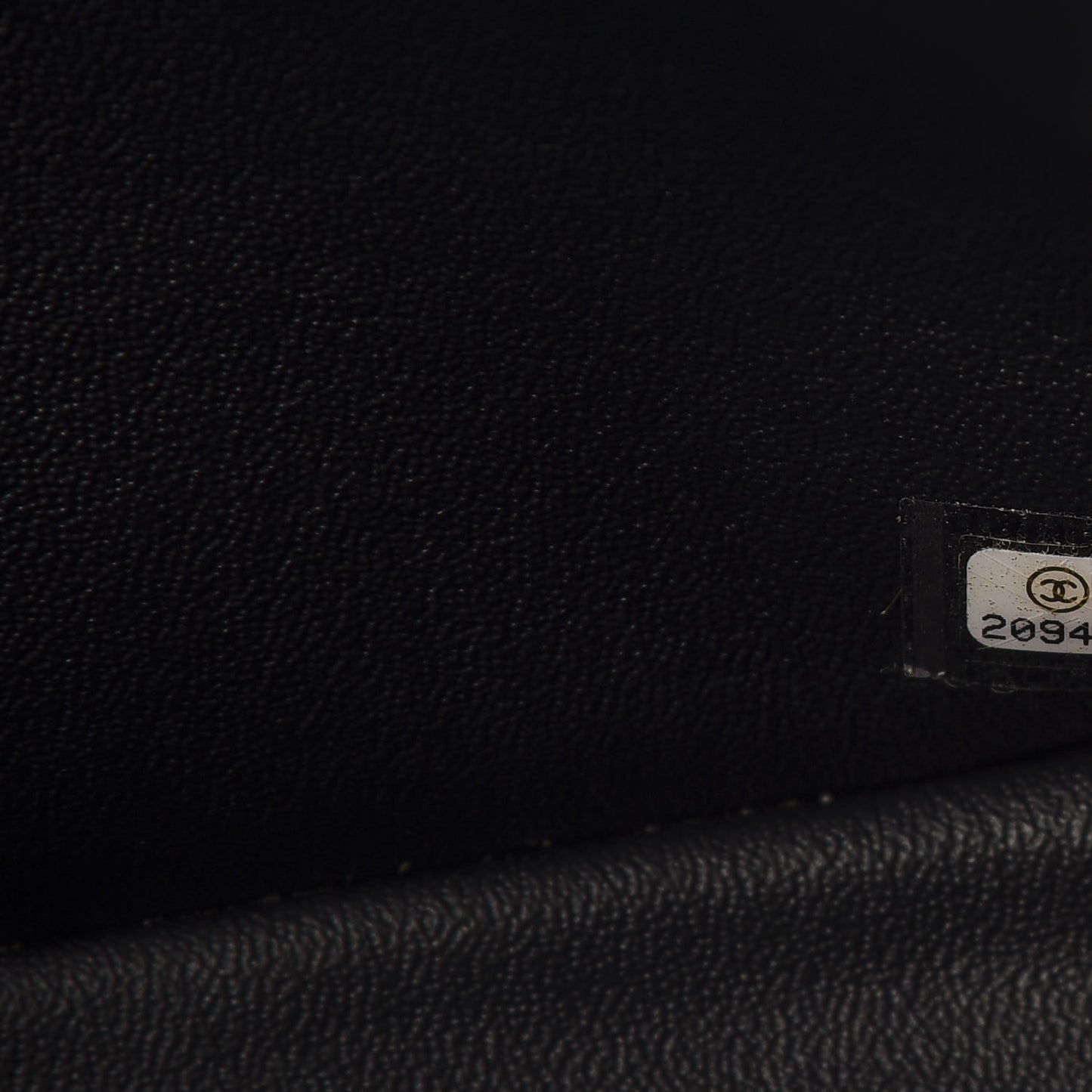 Lambskin Chevron Quilted Jumbo Double Flap So Black