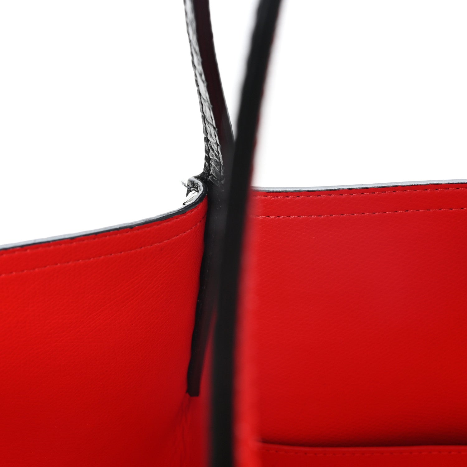 Christian Louboutin Alligator Embossed Calfskin Spiked Large Cabarock Shopper Tote Black 10 of 10