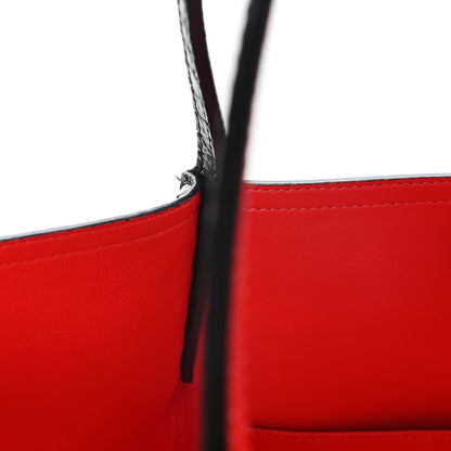 Christian Louboutin Alligator Embossed Calfskin Spiked Large Cabarock Shopper Tote Black 10 of 10